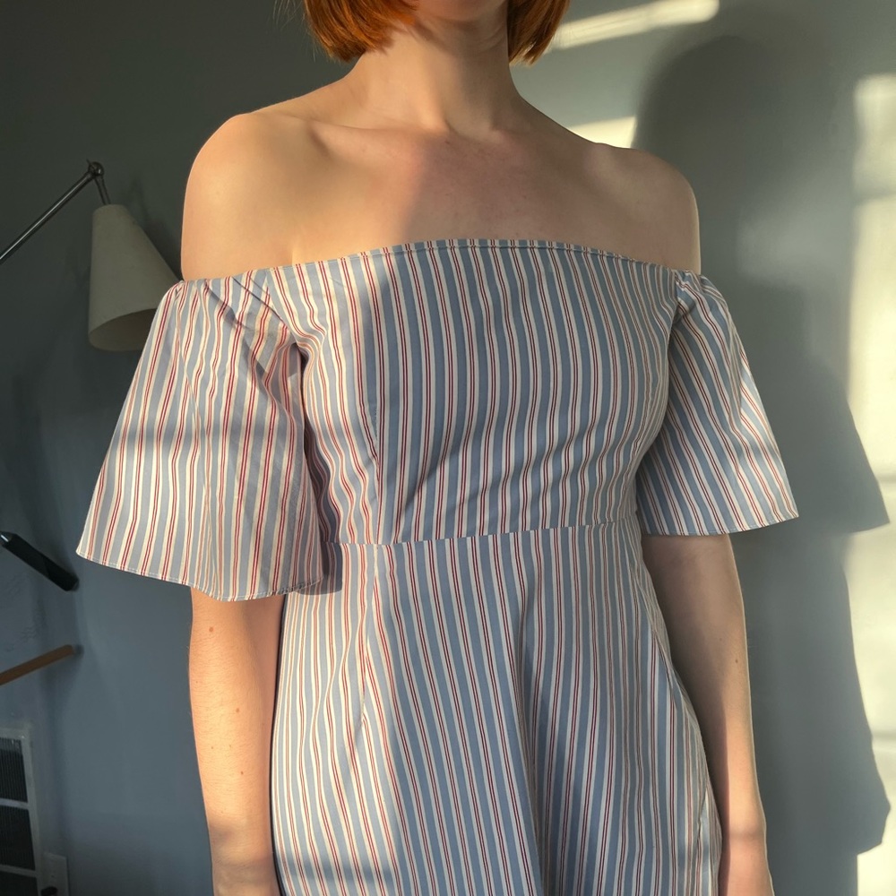 OAK+FORT off-the-shoulder midi summer dress